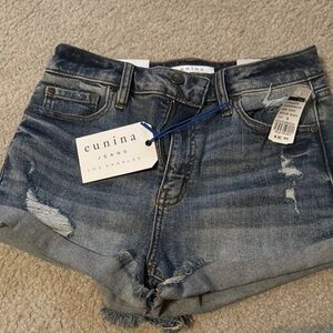 Eunina Blue Denim Shorts